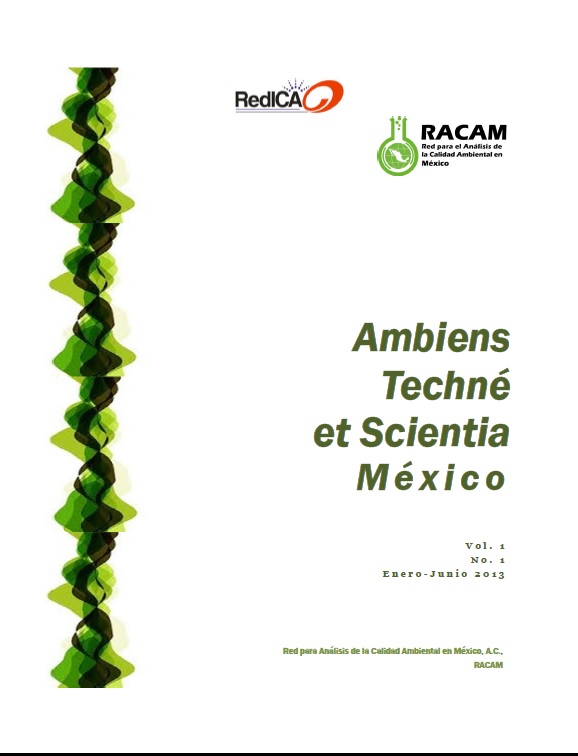 Ver Vol. 1 Núm. 1 (2013): Ambiens Techné et Scientia México